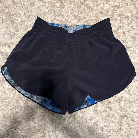 Lululemon speed up shorts-3'-size 4-abstract blue - Picture 7 of 8